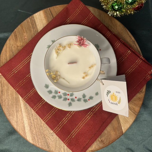 🎄Bougie Madeleine Gourmande - Hiver d’Houx