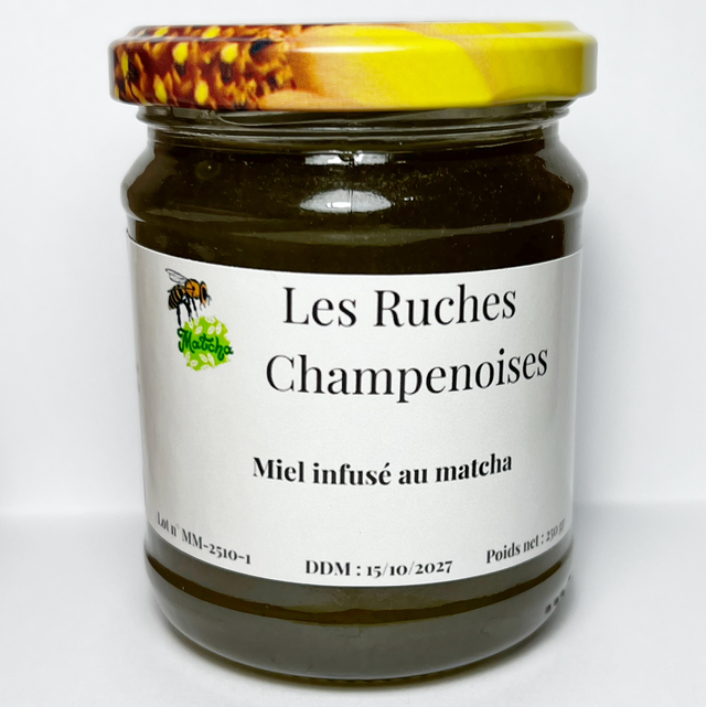 Miel infusé au Matcha 250gr