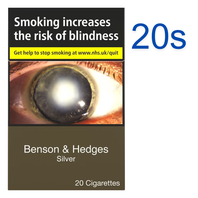 Benson &amp; Hedges  Silver 20s 
