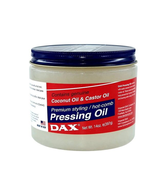 Dax Pressing Oil Contains Coconut Oil &amp; Castor Oil 14oz