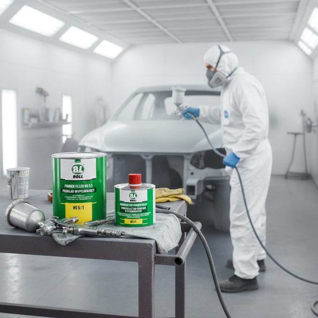 🖌️ základy PLNÍCÍ PRIMER HS 5:1 800 ml - Bez tužidla BOLL 