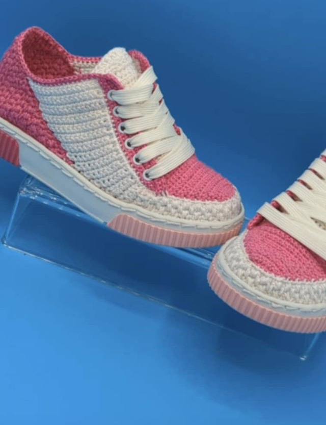 Tennis crochetés pour enfants