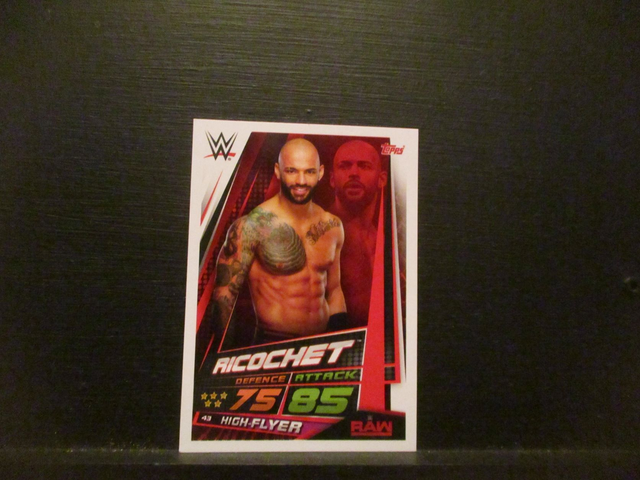 Ricochet - Raw Slam Attax Universe Original Trading Card #43