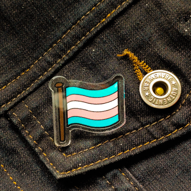 Trans - Flag - Pin - [PIN-TN-F]