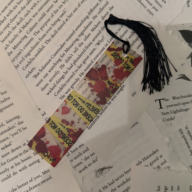 Crime bookmark 