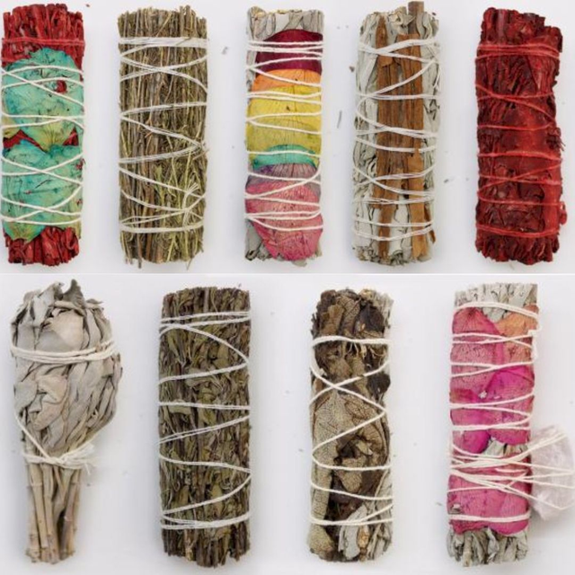 Smudge (Sage) Sticks  - Blended Selection 10cm