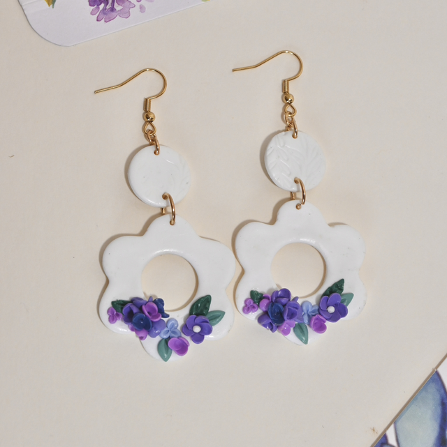 Boucles Hortensias - Grand Modèle