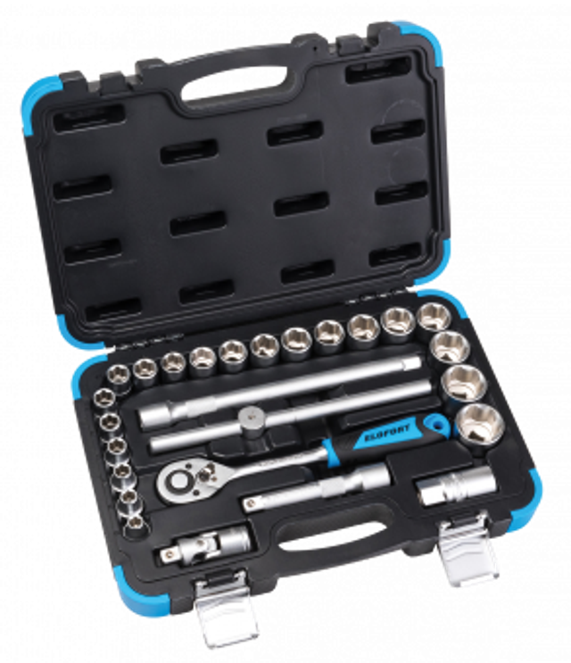 16-26 Steckschlüssel-Satz 1/2" Elofort 
