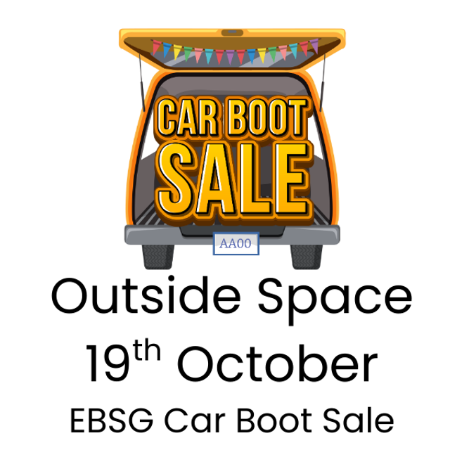 Car boot sale OUTSIDE space