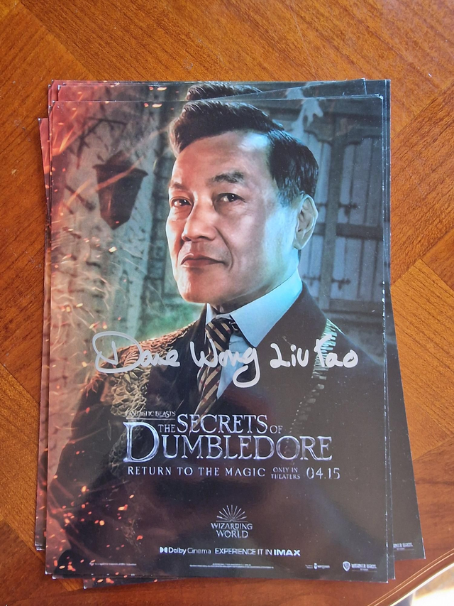 Autographe Dave Wong (Liu Tao)