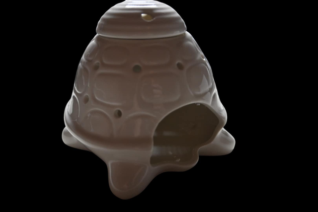 đą BrĂ»le-Parfum Tortue en CĂ©ramique â ĂlĂ©gance, Calme et DĂ©coration Zen
