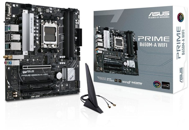 02.2.0027 – Scheda Madre ASUS PRIME B650M‑A WIFI AM5 – Mid Range Business con WiFi 6E