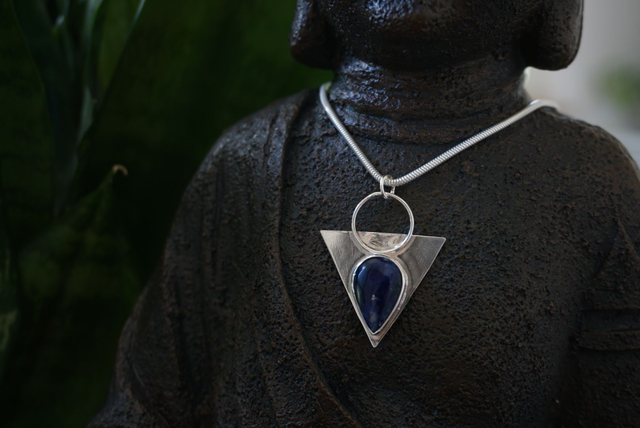 Manifestation Amulett: blauer Labradorit 