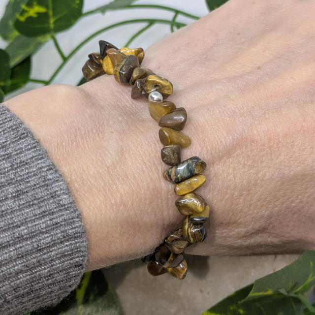 Bracelet "Oeil de tigre" baroque BR-209