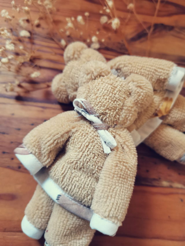 Débarbouillette en bambou Moka Cannelle