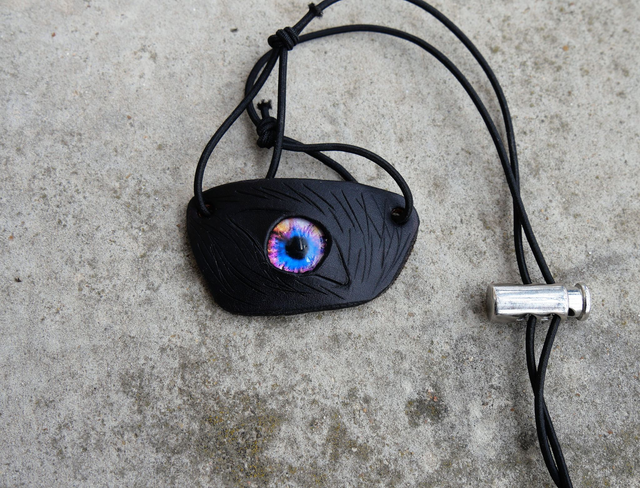 Cache oeil loup noir