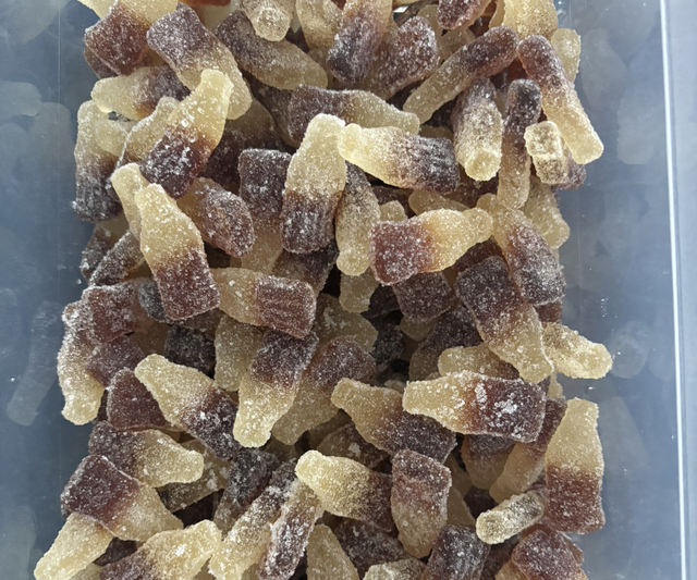 Bouteille coca sucré JELLY HALAL (100grs)