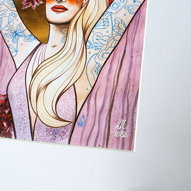 Carmen Tattooed Lady Limited Edition Giclée