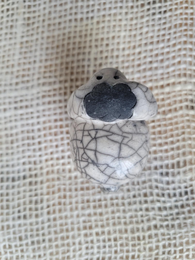 Mouton en céramique, Raku