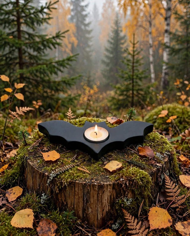 Chauve souris - Porte bougie