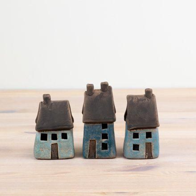 Small LED Speckled House Deco, 11.2cm