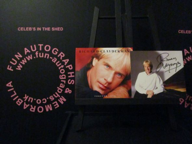 Richard Clayderman - 'Forever Love' Album + Authentic Autographed Album Insert Card