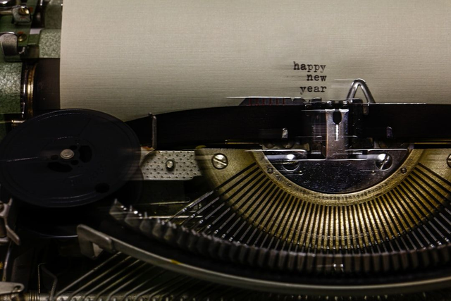 Handgeschriebener Schreibmaschinentext