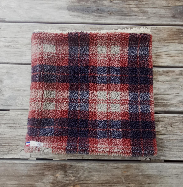 Snood LOUIS carreaux bordeaux