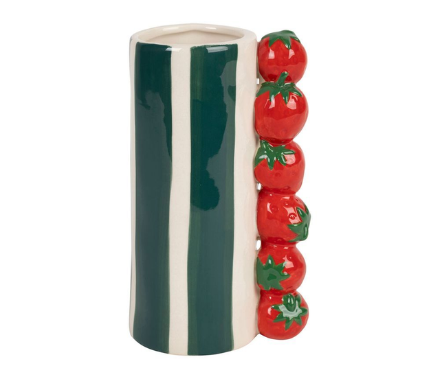 VASE FRAISE MOCOA EMERAUDE+ROUGE