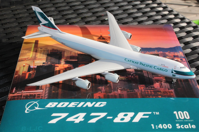 Cathay Pacific Cargo B747-8F CX&#039;s 100th Boeing (B-LJC), 1:400, Phoenix, Rare