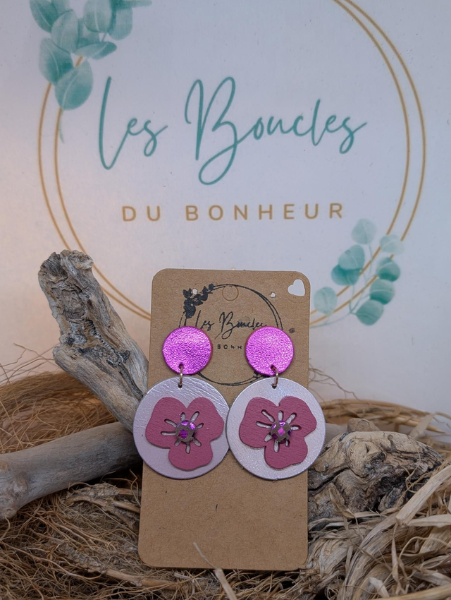 Moon fleur rose mf012