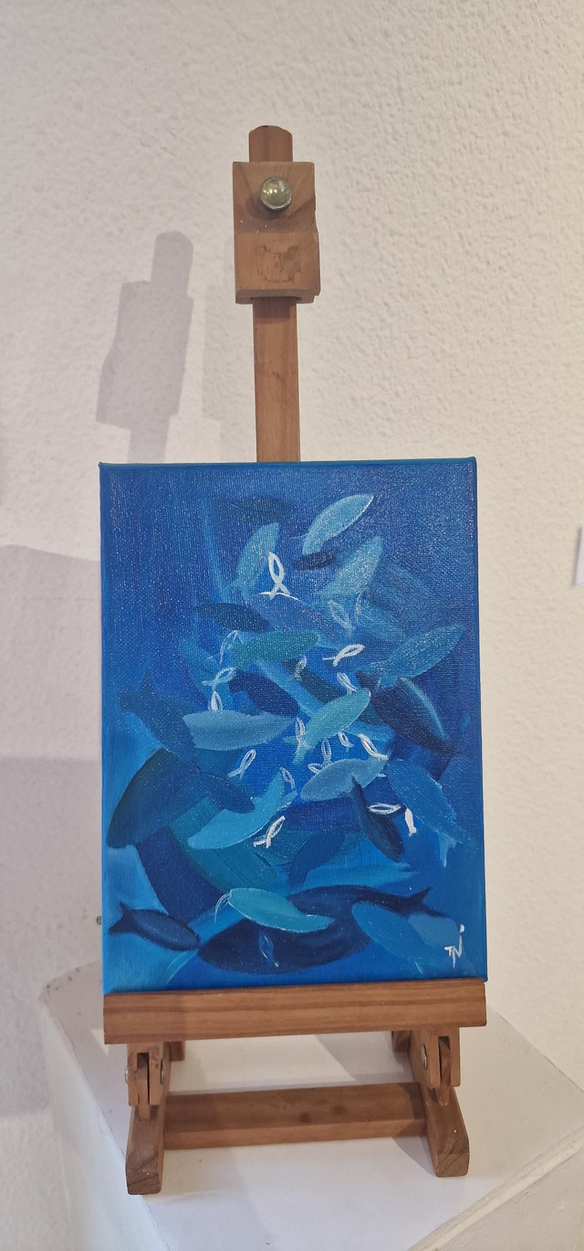 Huile sur toile | LA TRIBU MAR Y LION