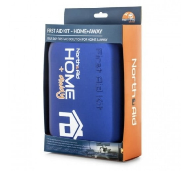 NorthAid HOME+AWAY Ensiapulaukku ja LifeGuard turvavyöleikkuri lasi-iskurilla