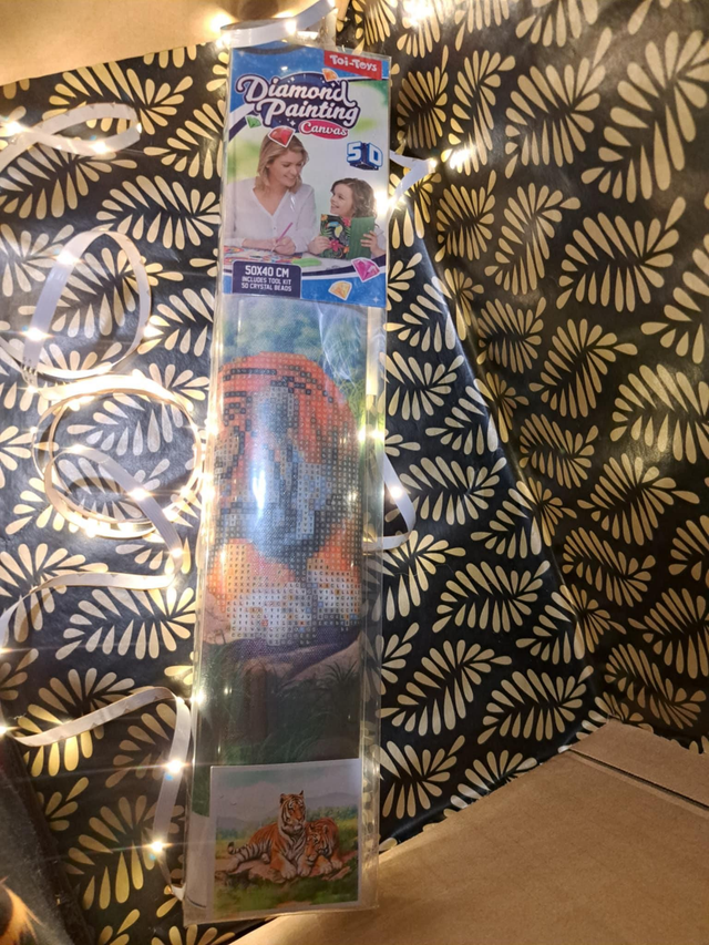 Diamant painting 5D tigre-50x40cm