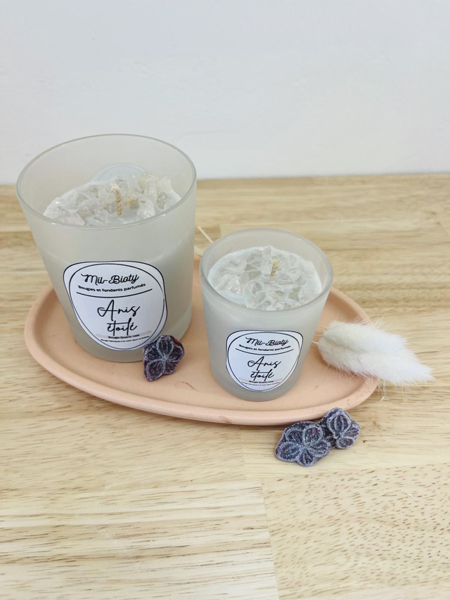 Bougie Quartz rose : Anis étoilé