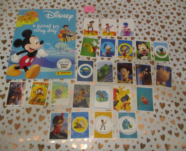 Disney EMPTY Sticker Book &amp; Selection Of Stickers (10)