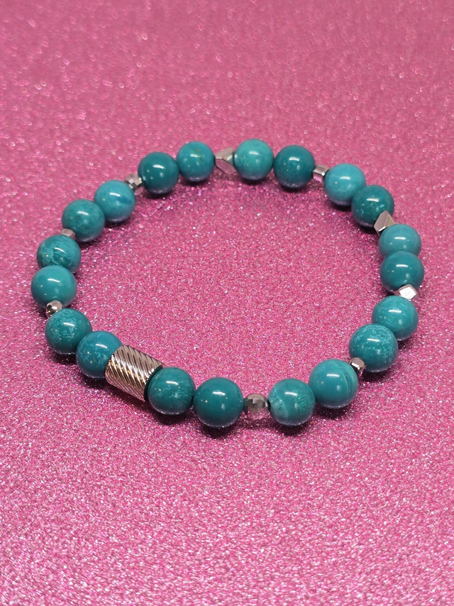 Bracelet Turquoise de Chine en 0,8 cm