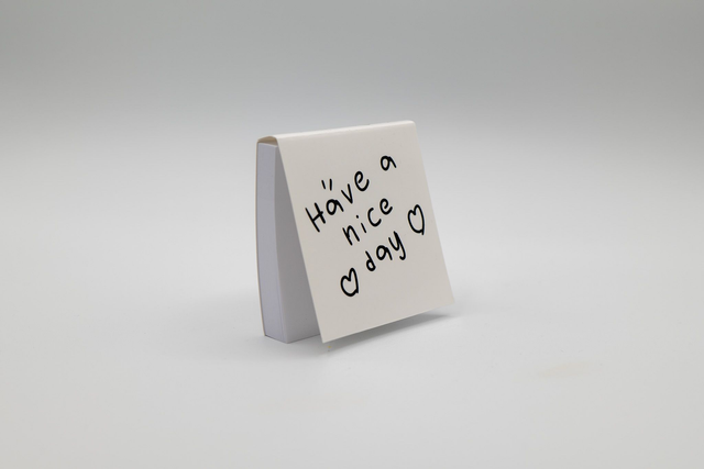 Haftnotizheft "Häve a nice day"