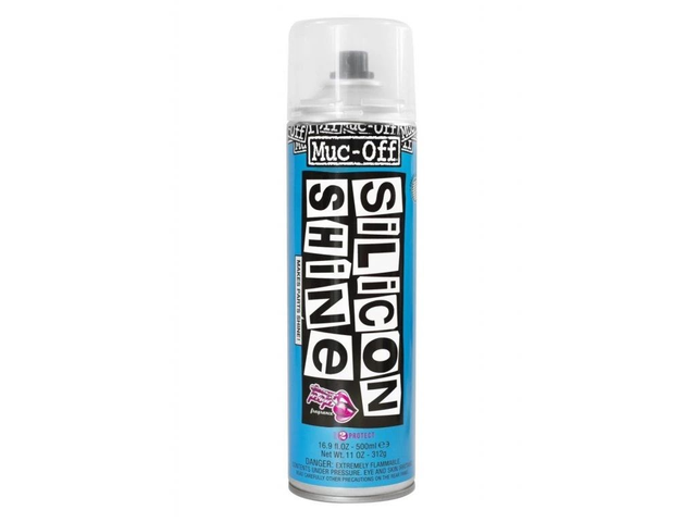 MUC-OFF SILICON SHINE 500 ml - Silikonový sprej pro lesk, obnovení barvy a ochranu
