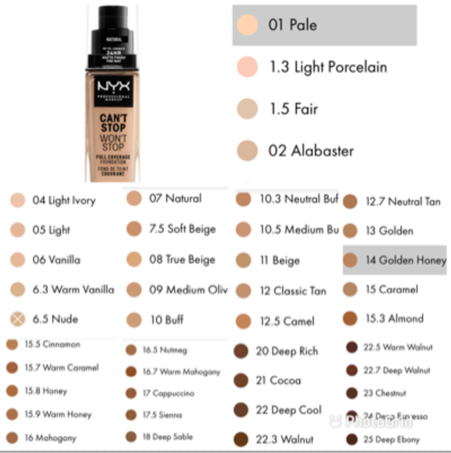 FOND DE TEINT LIQUID CAN’T STOP WON’T STOP BY NYX