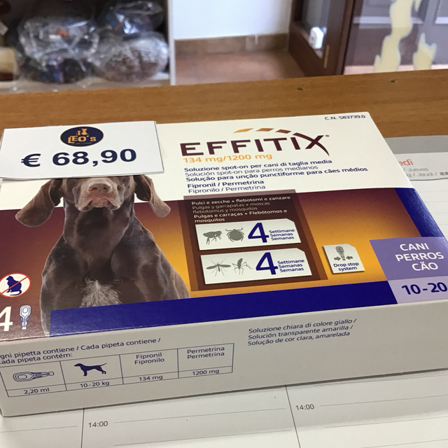  VIRBAC EFFITIX GOCCE CANE TAGLIA GRANDE 10-20KG 3597133067477