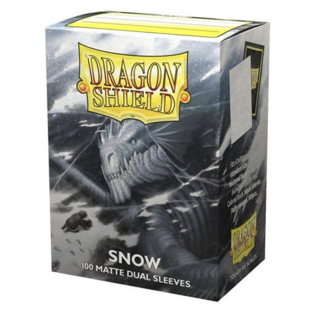 Dragon Shield. Dual Matte (100). Snow