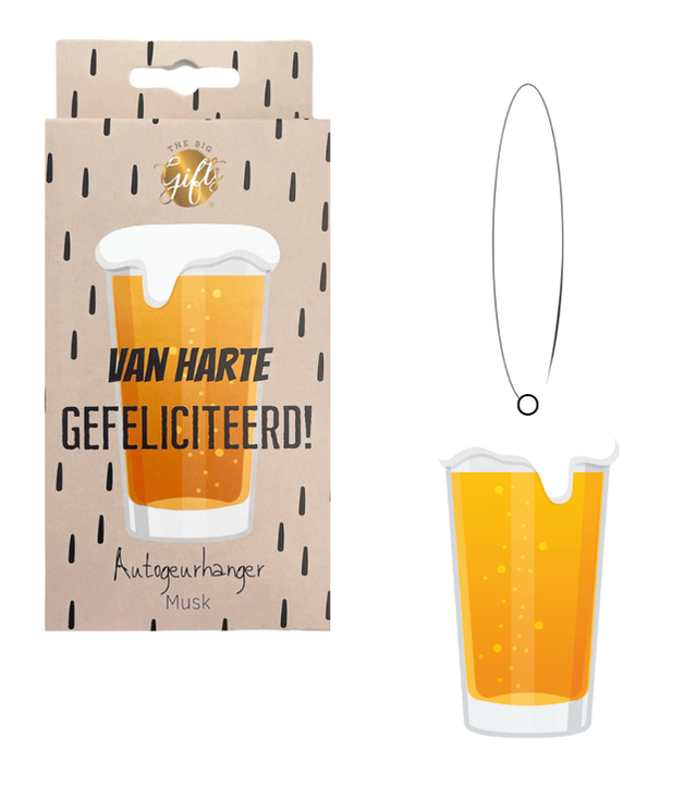 Geurhanger van harte gefeliciteerd