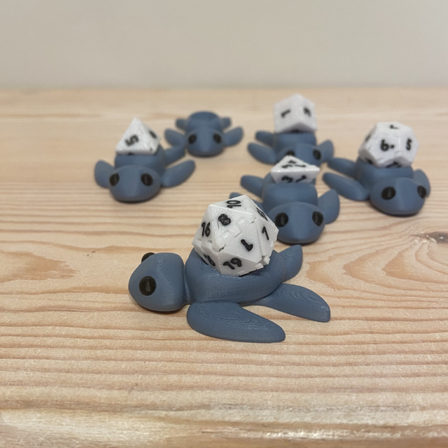 Dice Turtle - blue 