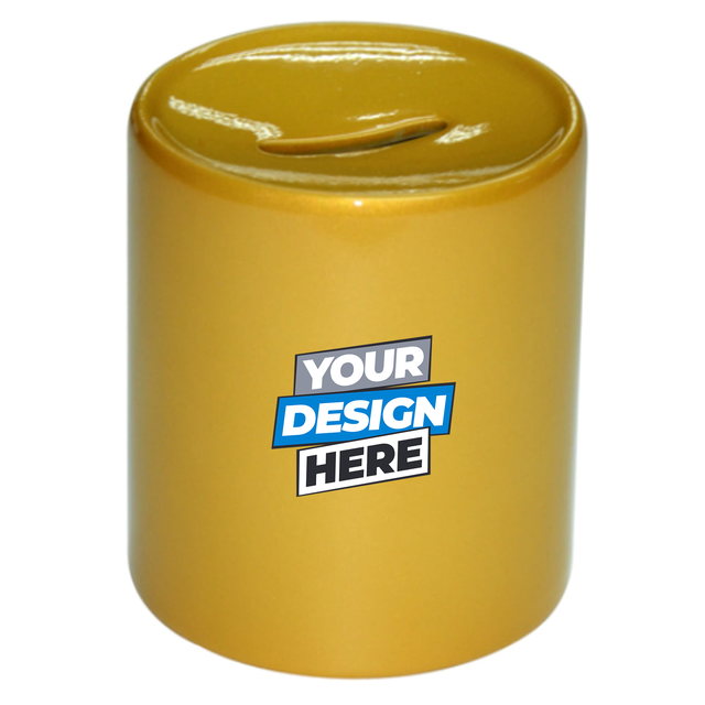 2. Add your design - Gold Money Box 