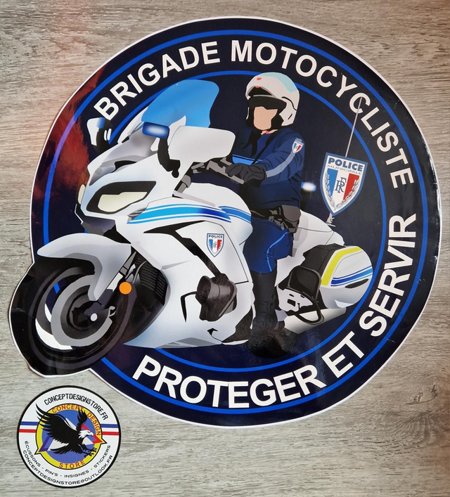 Sticker GM 40 cm Moto