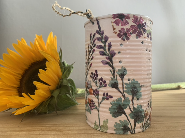 Tin can lanterns (large) fully customisable 