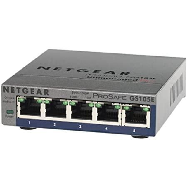Switch manageable Netgear 5 ports GS105E 