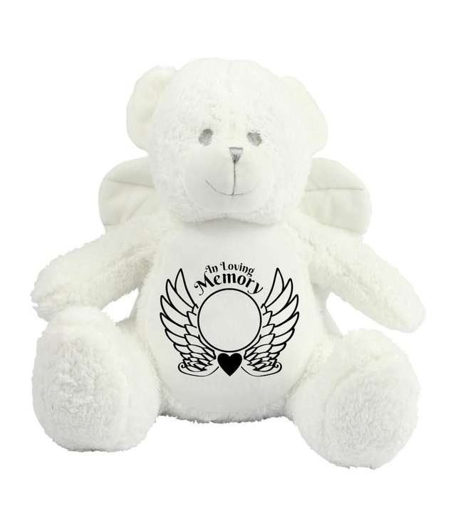 Memorial angel bear