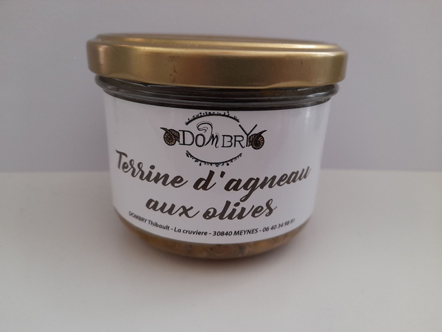TERRINE D'AGNEAU AUX OLIVES
